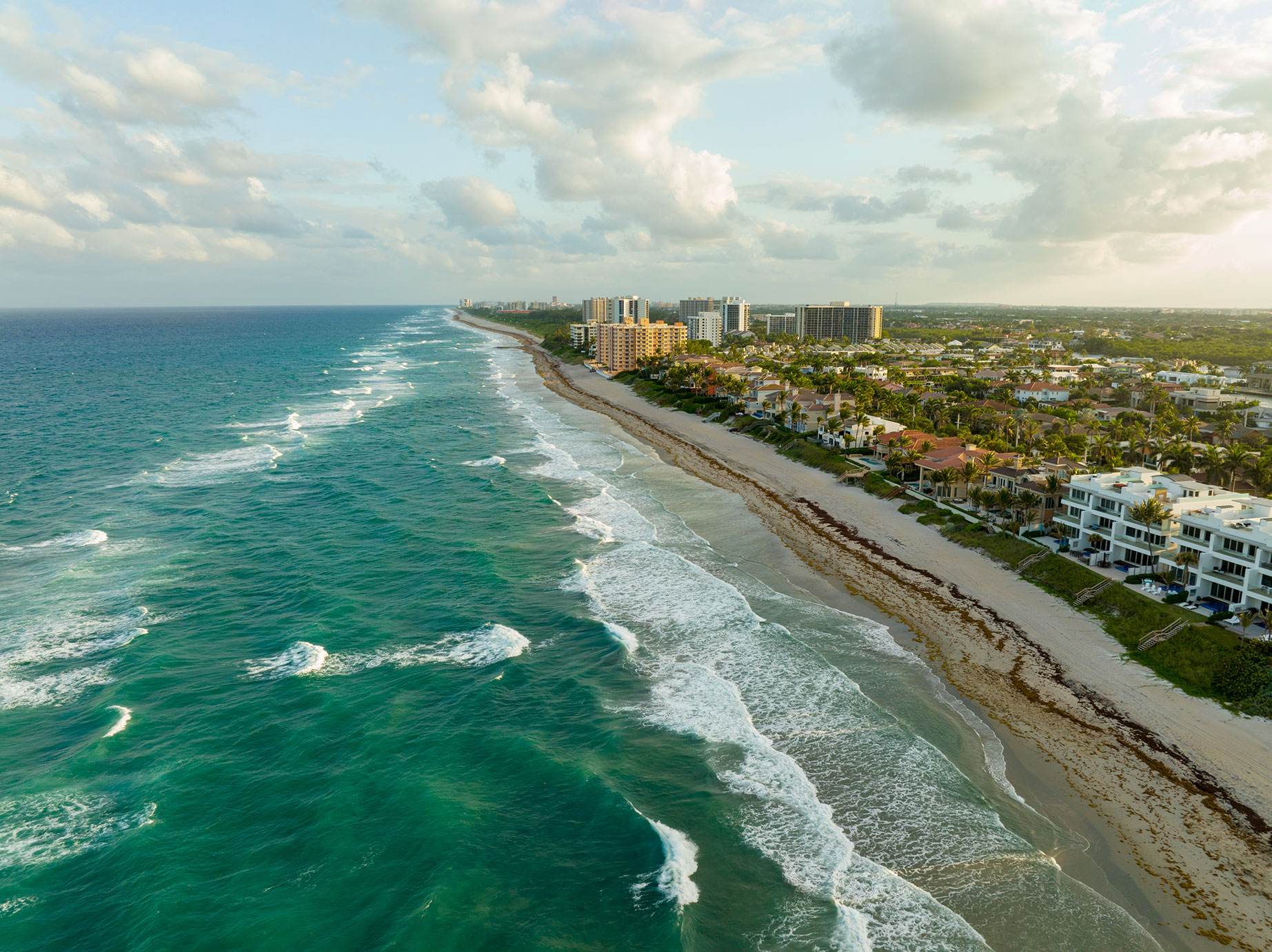 Aerial View of Highland Beach Florida