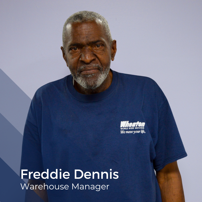 Warehouse Manager Freddie Dennis